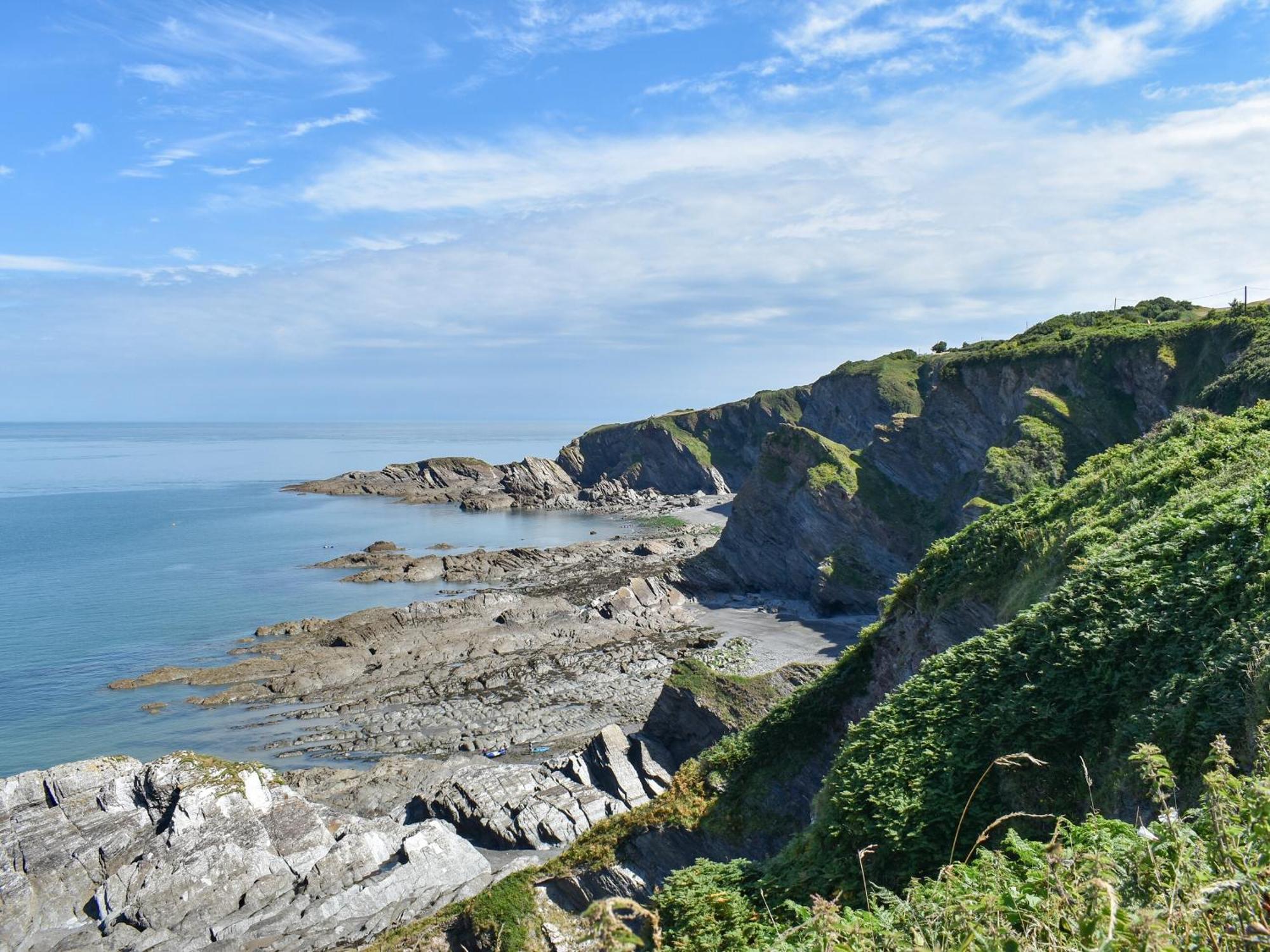 High Tide Villa Combe Martin Bagian luar foto